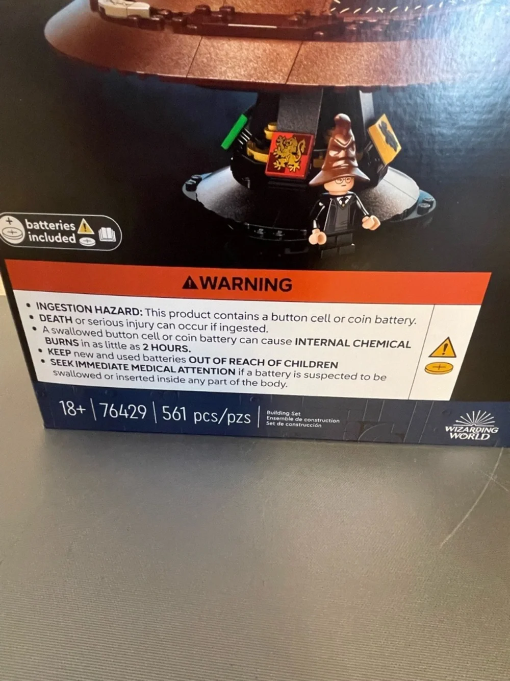 LEGO Harry Potter Talking Sorting Hat Set Hogwarts Hat 76429 561Pcs 18+ NIP - Picture 9 of 11